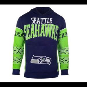 Seattle Seahawks Logo Sweater Pullover Hoodie